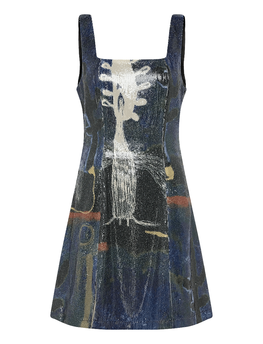 Munthe - LEACH - korte kjoler - navy - 0