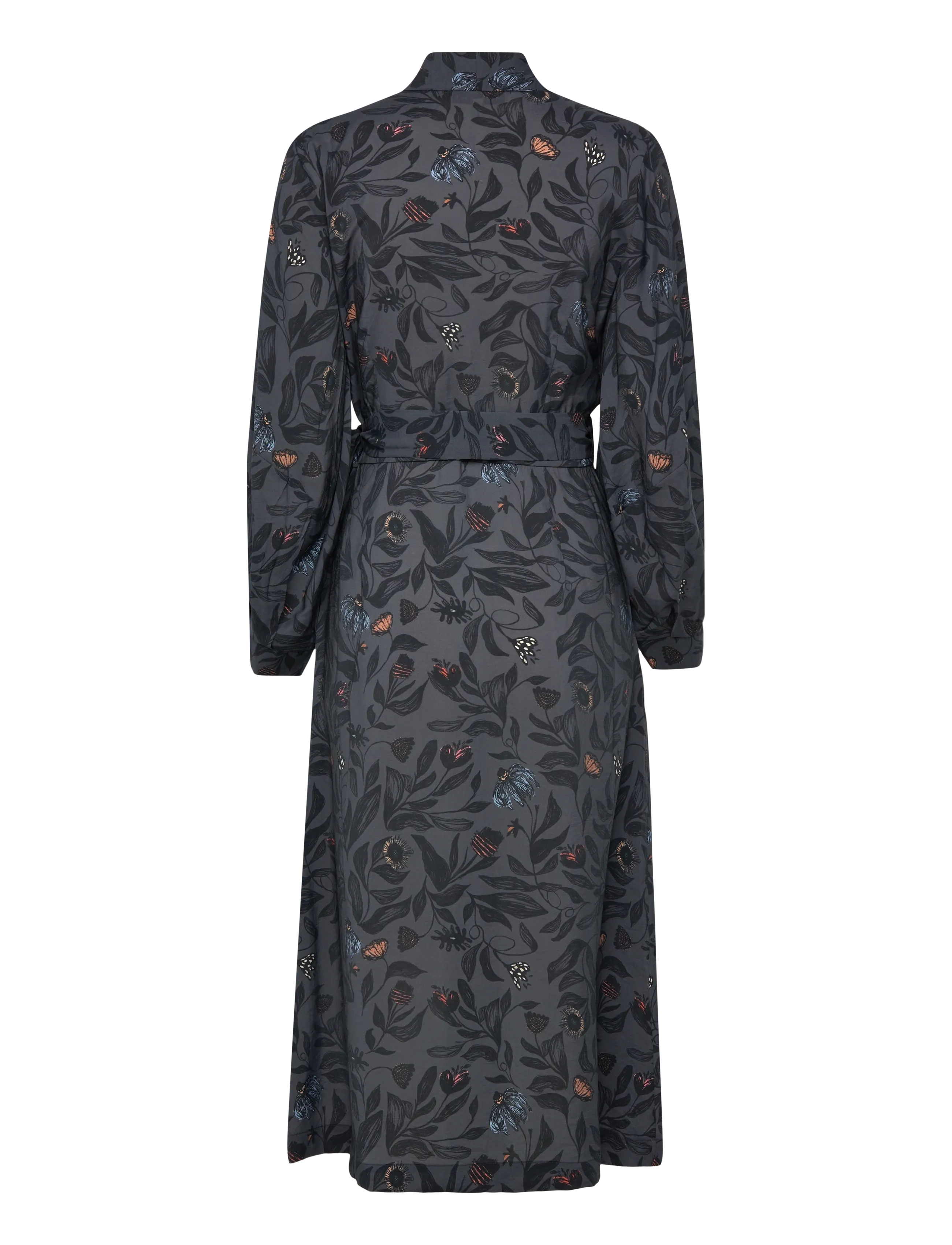 Munthe - GITALU - wrap dresses - charcoal - 1