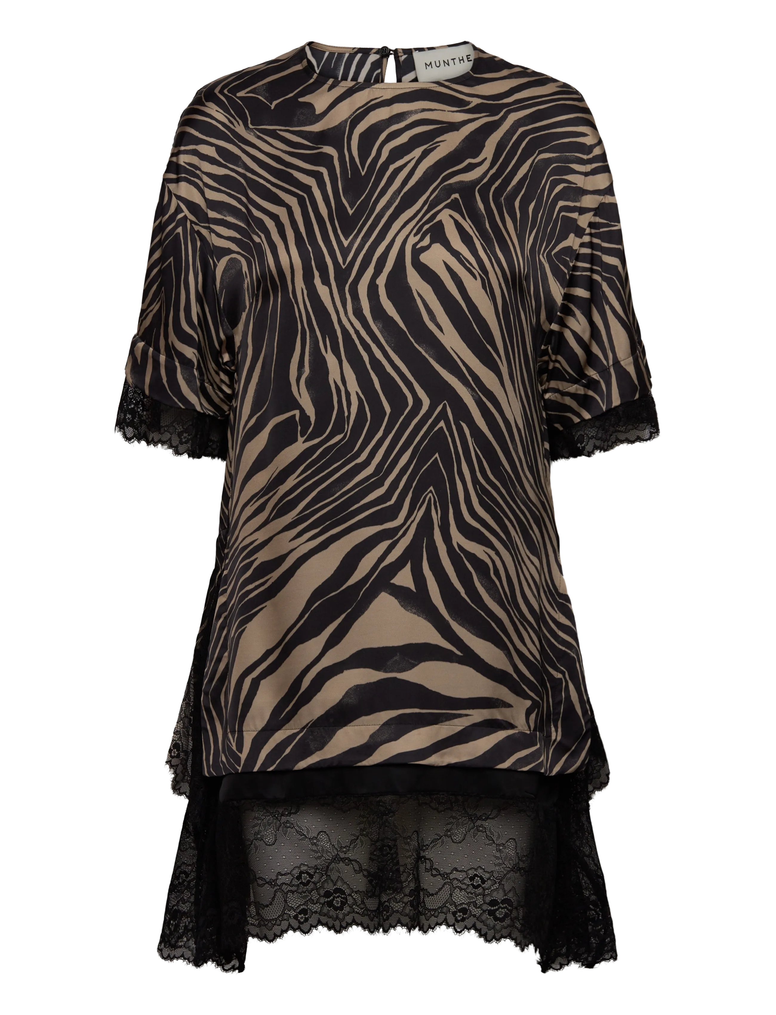Munthe LEANDRO - Tunikaer - CAMEL / black