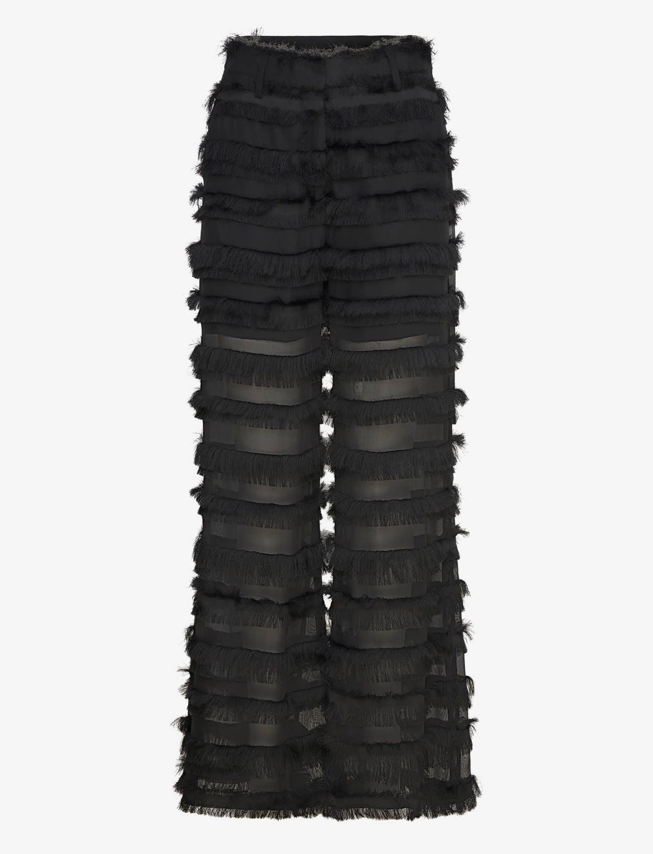 Munthe - LAITH - hosen mit weitem bein - black - 0