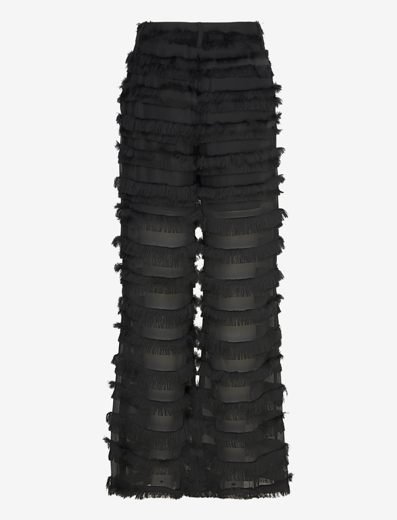 Munthe - LAITH - hosen mit weitem bein - black - 1