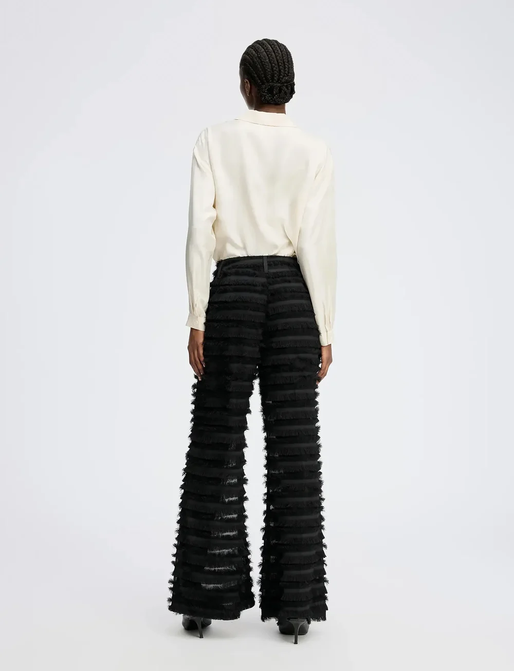 Munthe - LAITH - vida byxor - black - 3