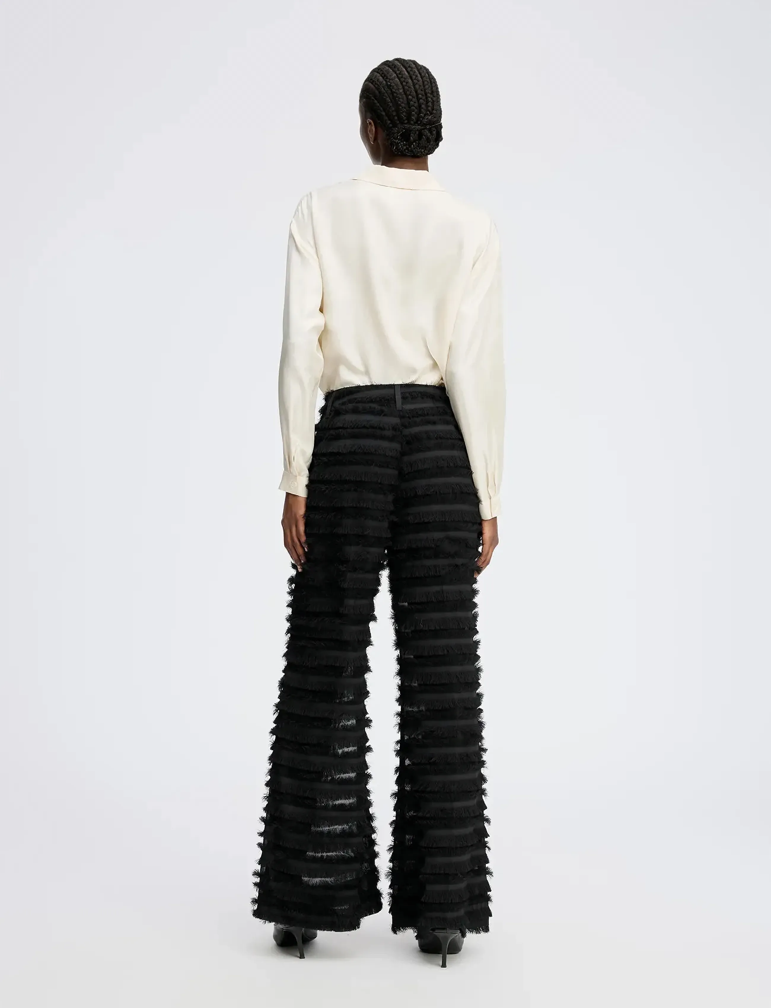 Munthe - LAITH - spodnie szerokie - black - 3