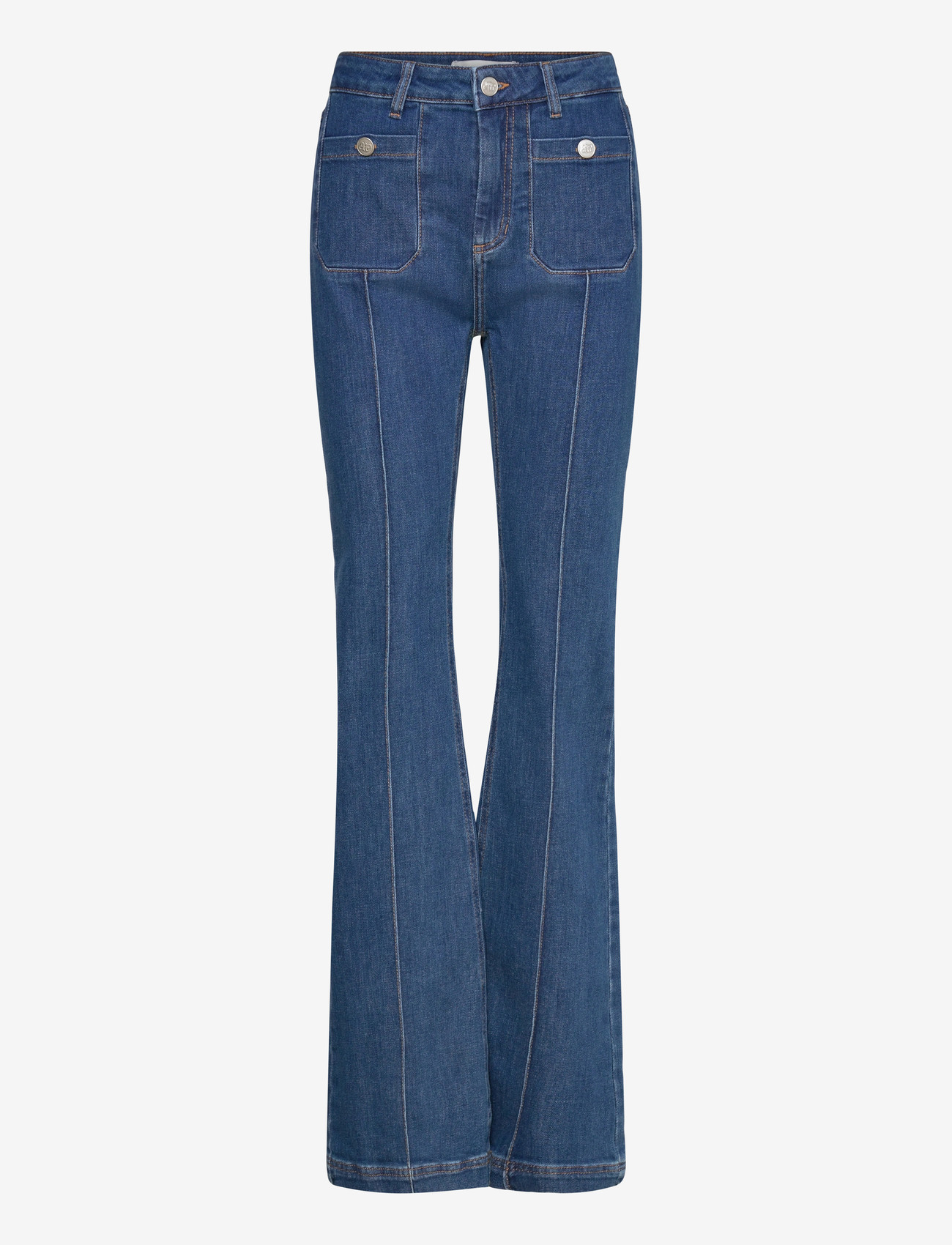Munthe - LELLANOR - flared jeans - indigo - 0