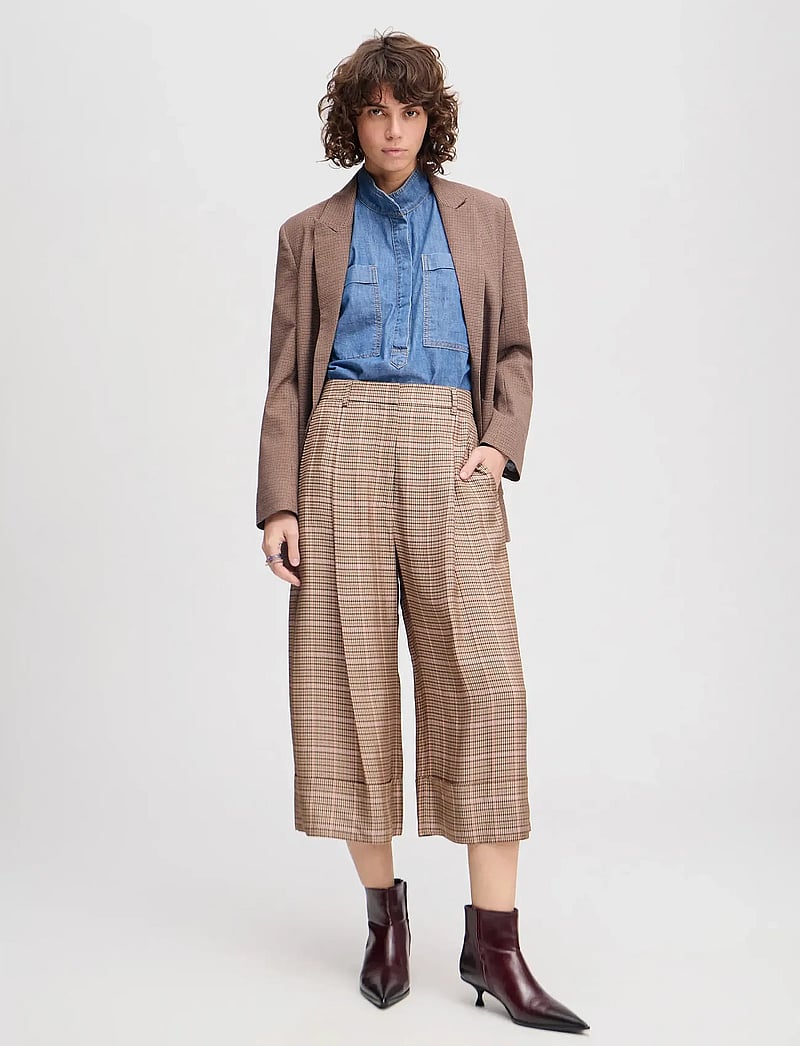 Munthe - LYNHAVEN - culotte kelnės - mocca - 0