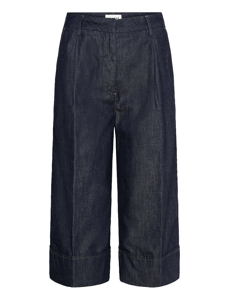 Munthe - LYNHAVEN - poolpikad püksid - indigo - 1