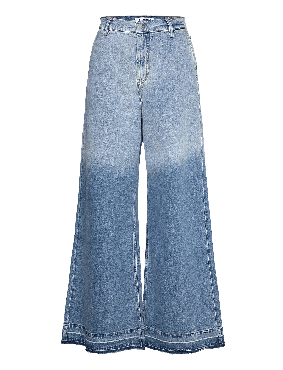 Munthe - LECUBE - flared jeans - light blue - 0