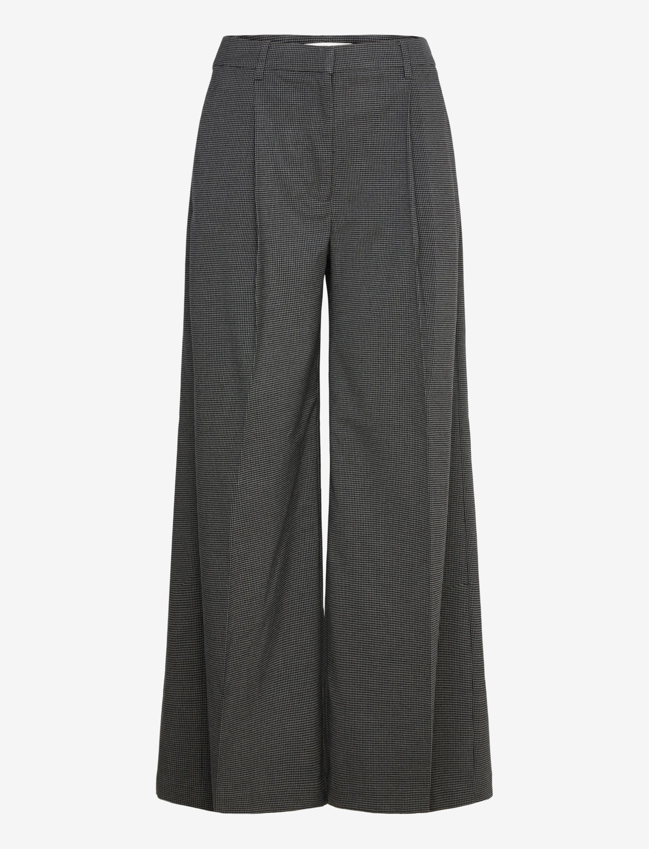 Munthe - LUPON - wide leg trousers - charcoal - 0