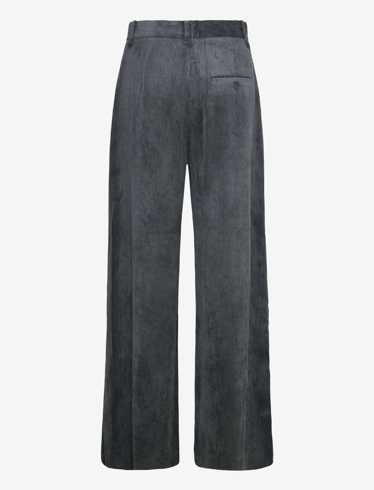 Munthe - LELOUIS - hosen mit weitem bein - charcoal - 1