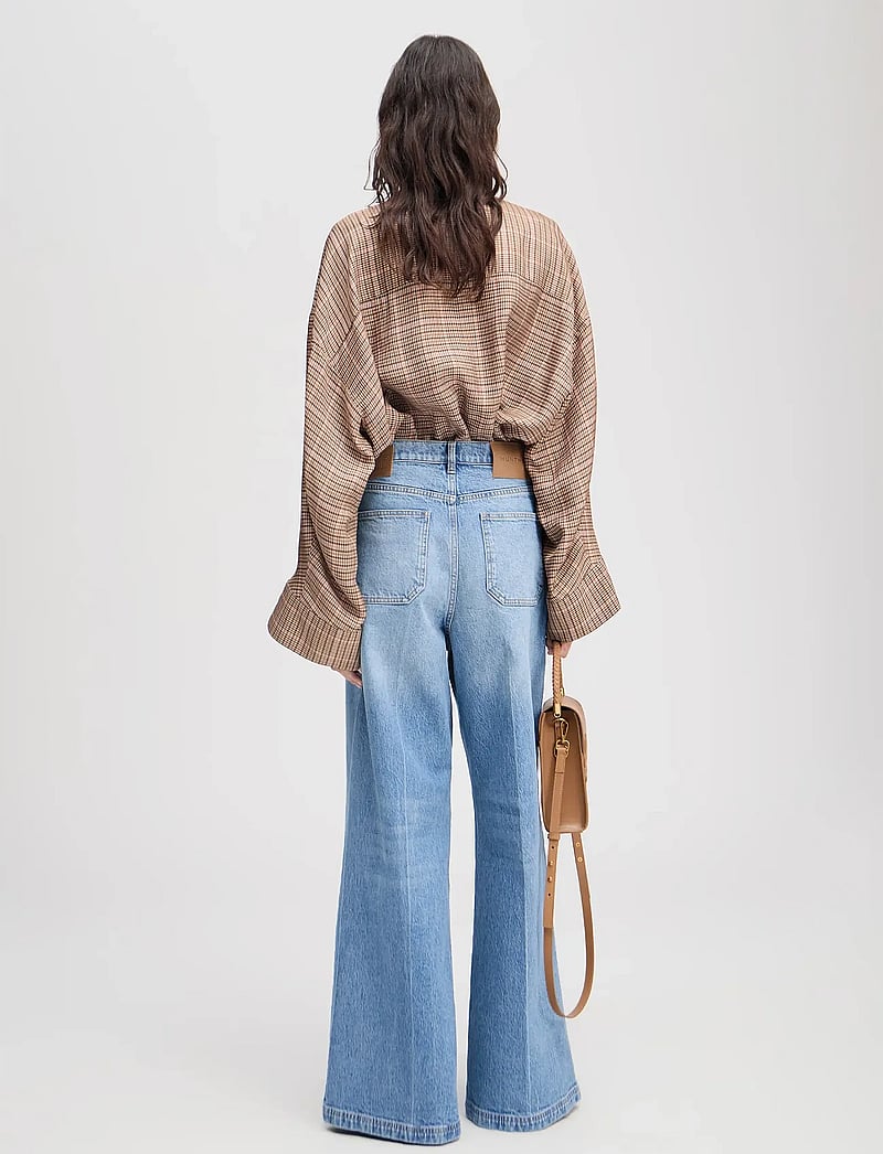 Munthe - LODWAR - brede jeans - light blue - 3