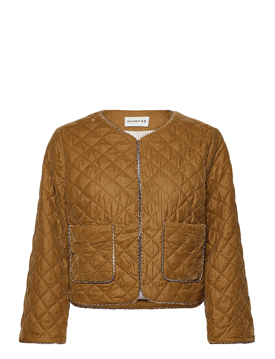Munthe - LIZETTA - tepitud jakid - gold - 1