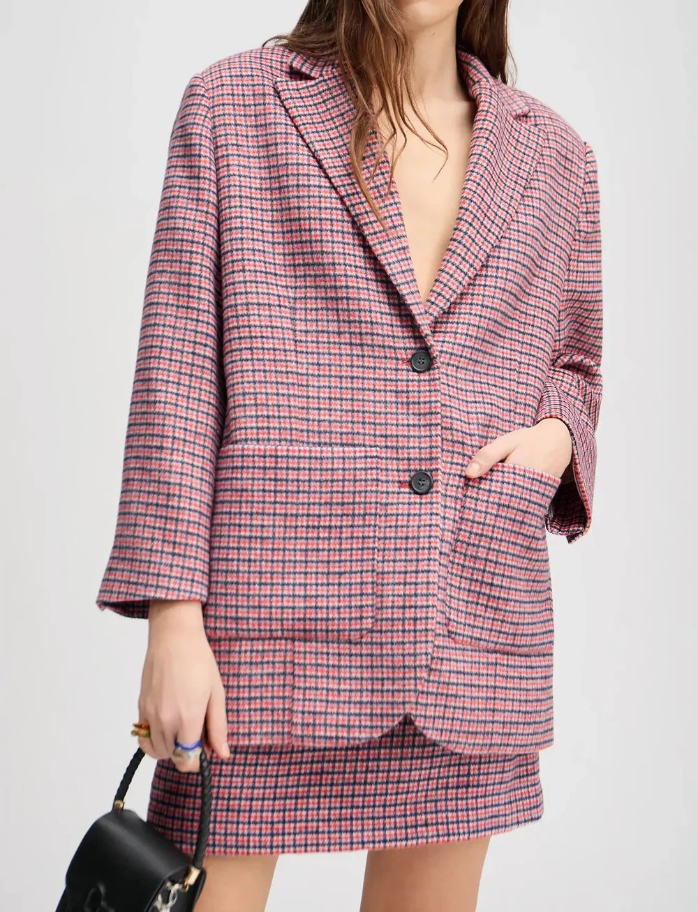 Munthe - AKETTA - einreihige blazer - red - 4