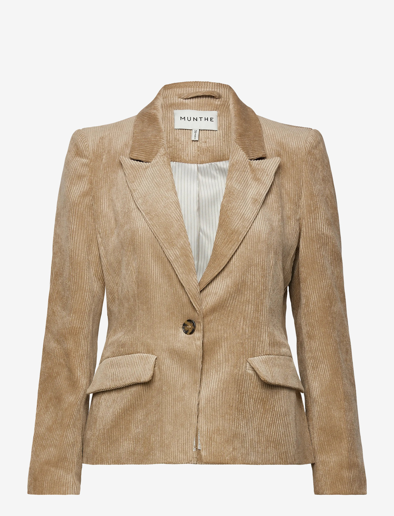 Munthe - LAWO - einreihige blazer - latte - 1