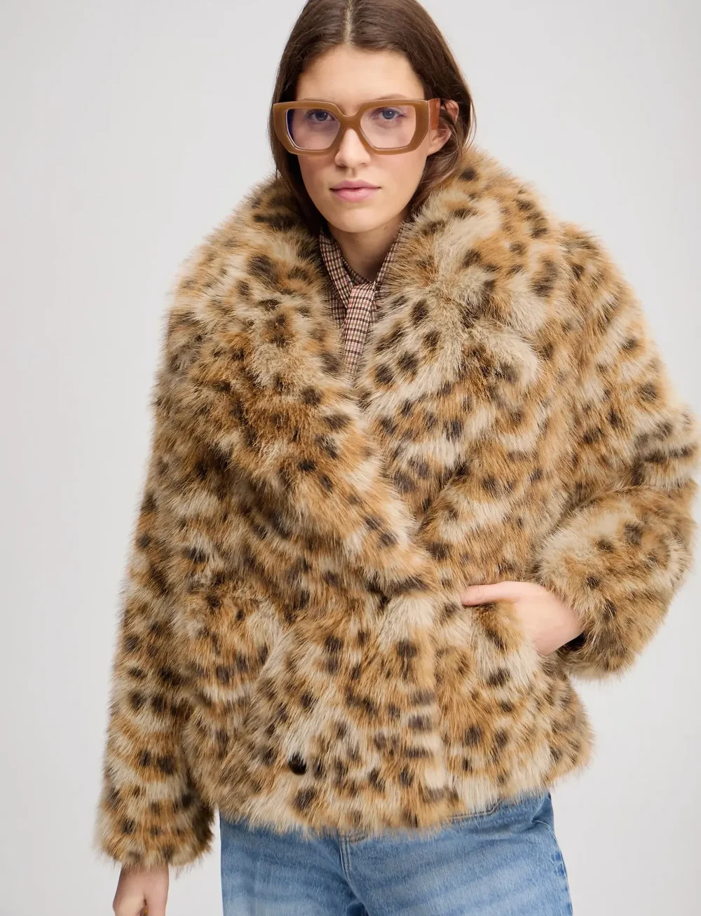 Munthe - LESTINE - faux fur jakker - camel - 4