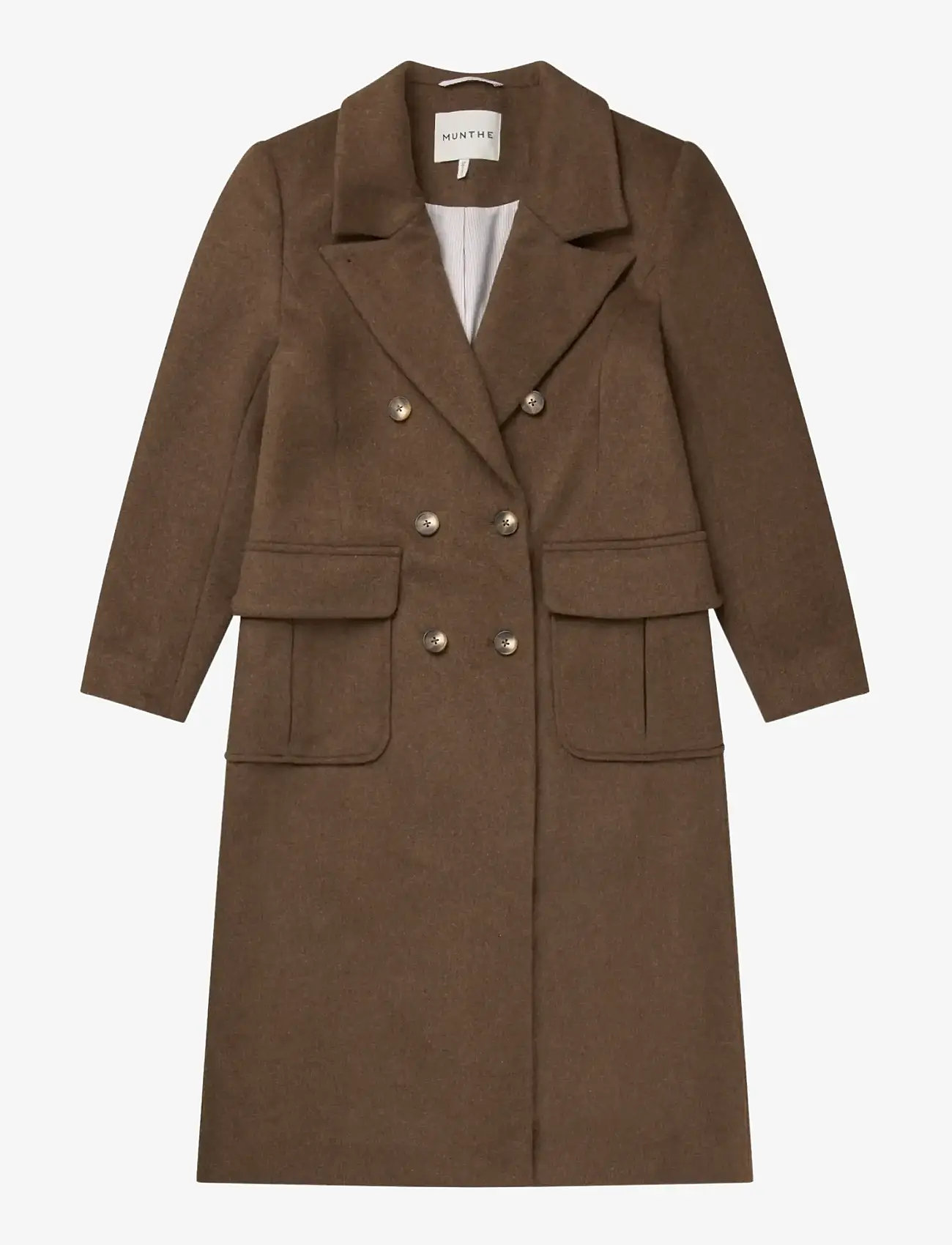 Munthe LOPPA - Talvemantlid - BROWN / brown