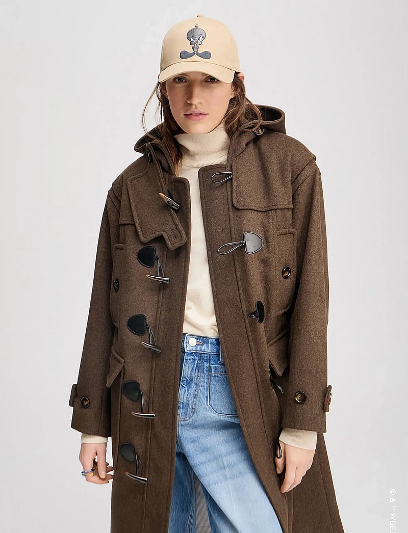 Munthe - LEVERNA - uldfrakker - brown - 4