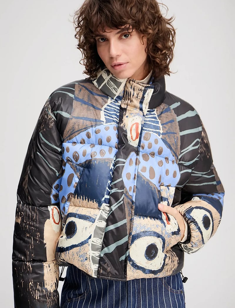 Munthe - JUBA - daunenjacken - print black - 4