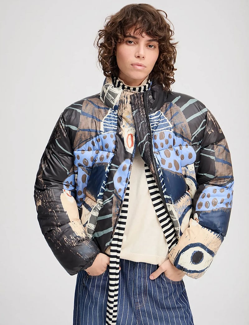 Munthe - JUBA - daunenjacken - print black - 5