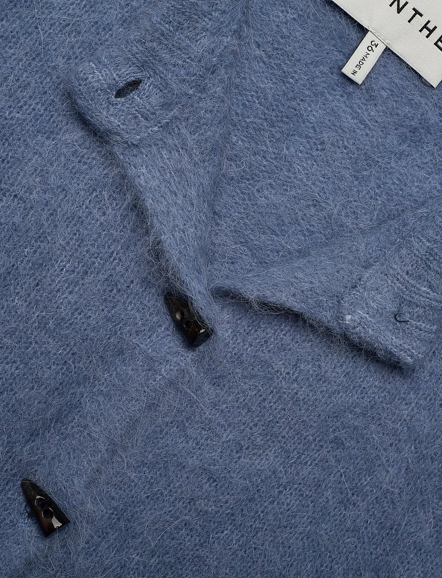 Munthe - LOCCA - strickjacken - blue - 5
