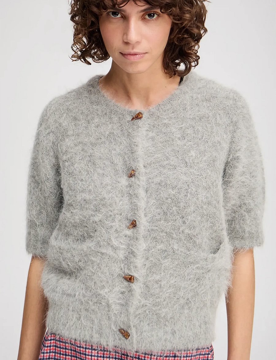 Munthe - LOCCA - cardigans - grey - 4