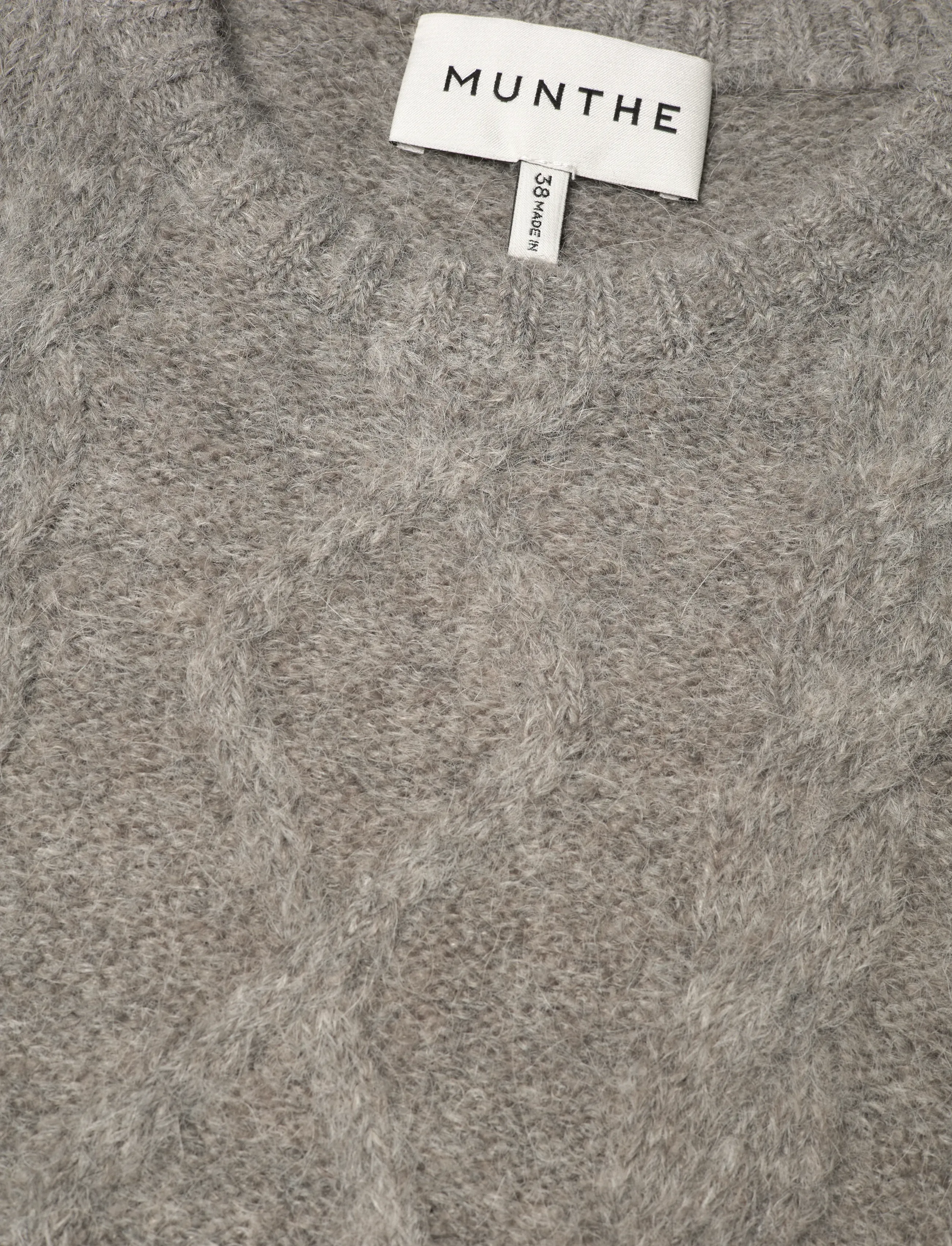 Munthe - LOLINE - strikkegensere - grey - 2