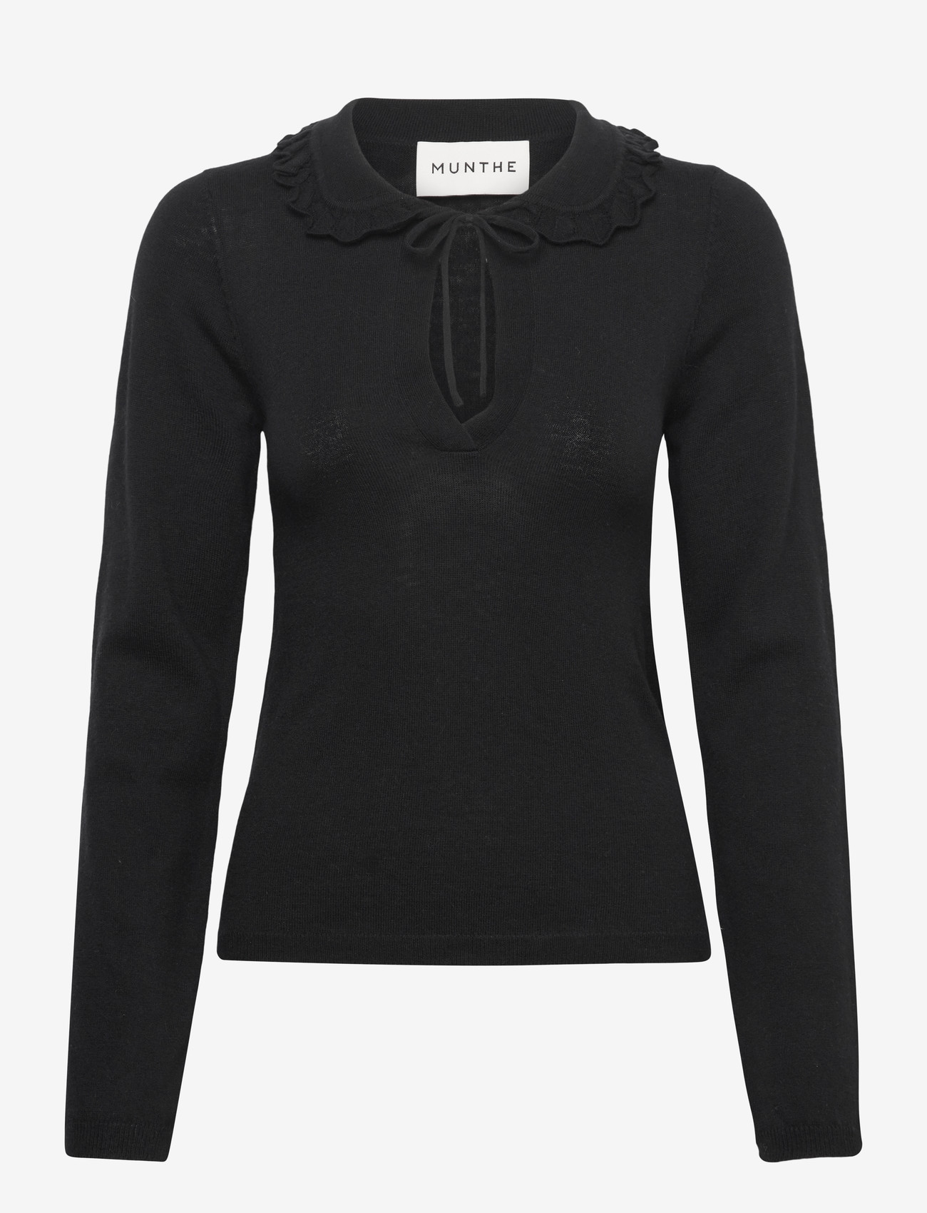 Munthe - LIVO - striktrøjer - black - 0