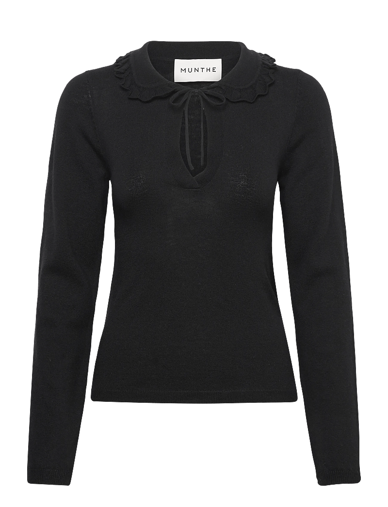 Munthe - LIVO - striktrøjer - black - 0