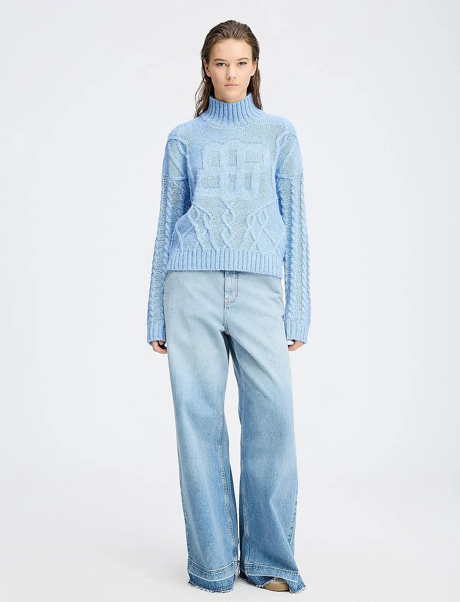 Munthe - LOGANBERRY - pullover - blue - 0