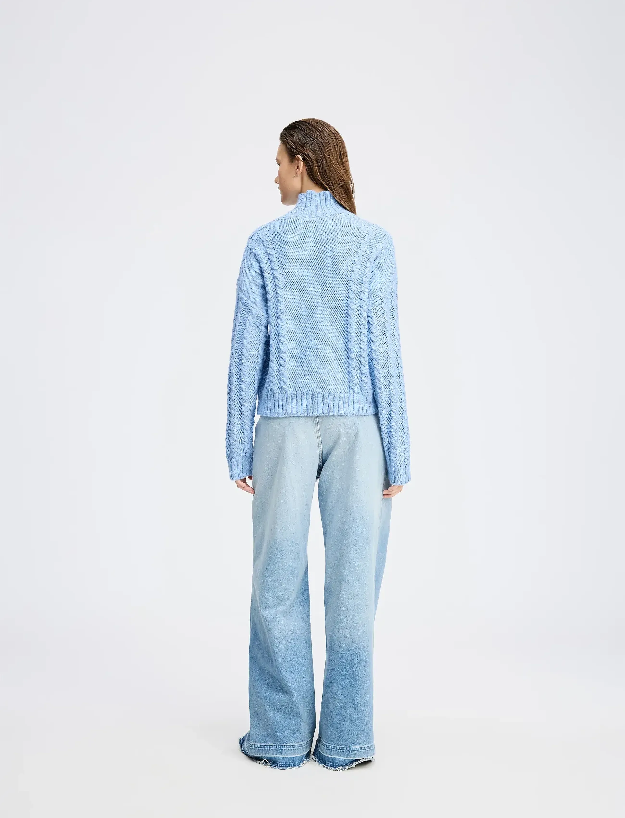 Munthe - LOGANBERRY - swetry - blue - 3