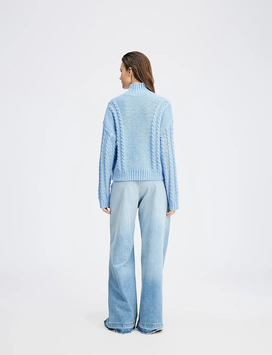 Munthe - LOGANBERRY - pullover - blue - 3