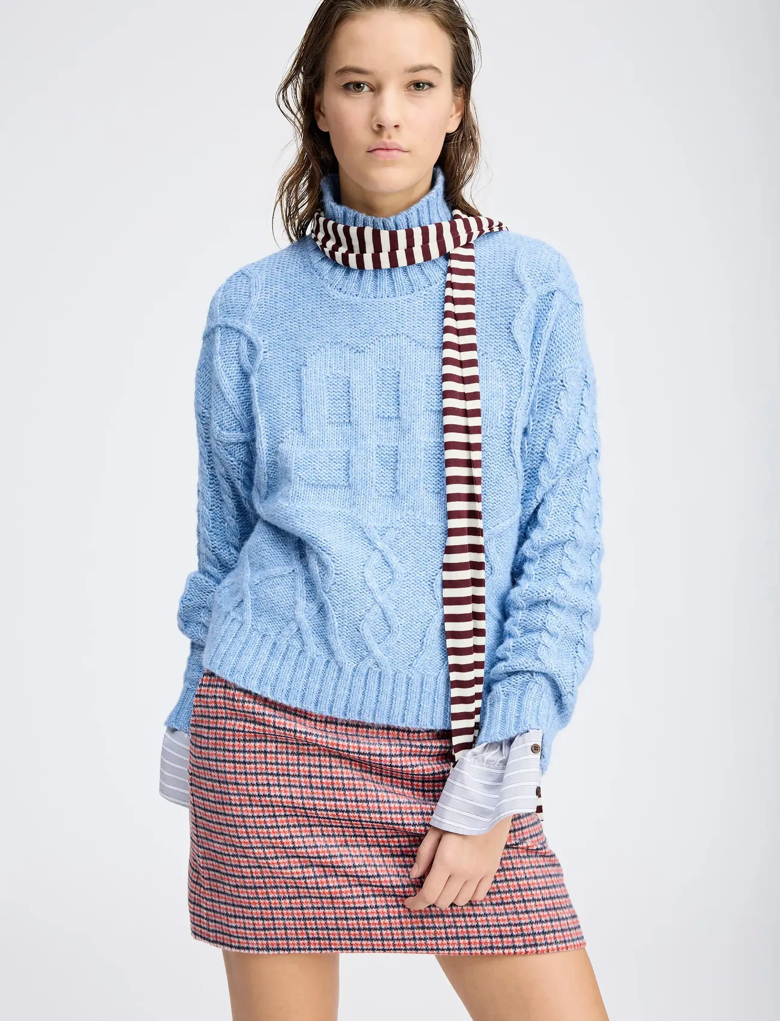 Munthe - LOGANBERRY - swetry - blue - 5