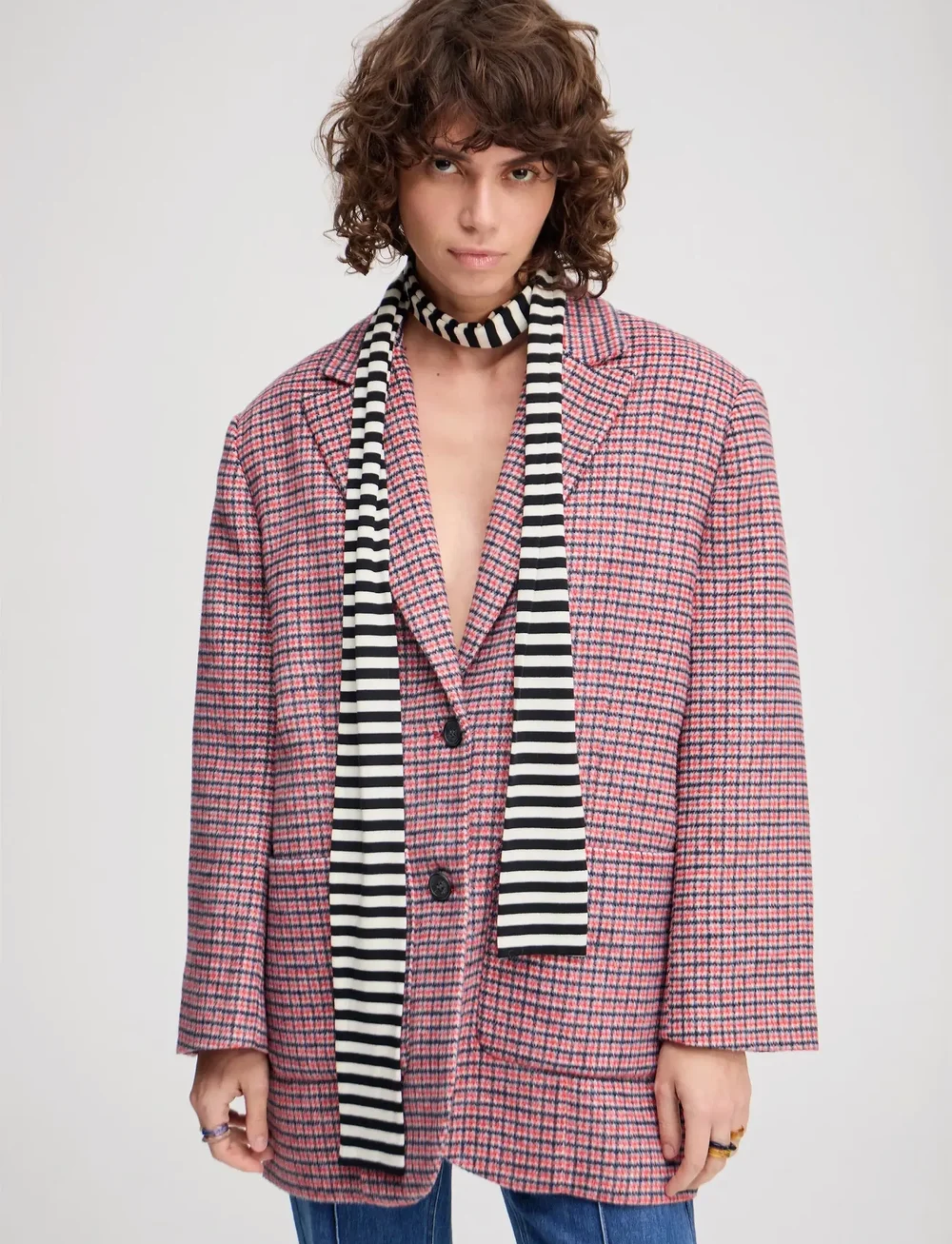 Munthe - LIZI - sjalar - black - 0