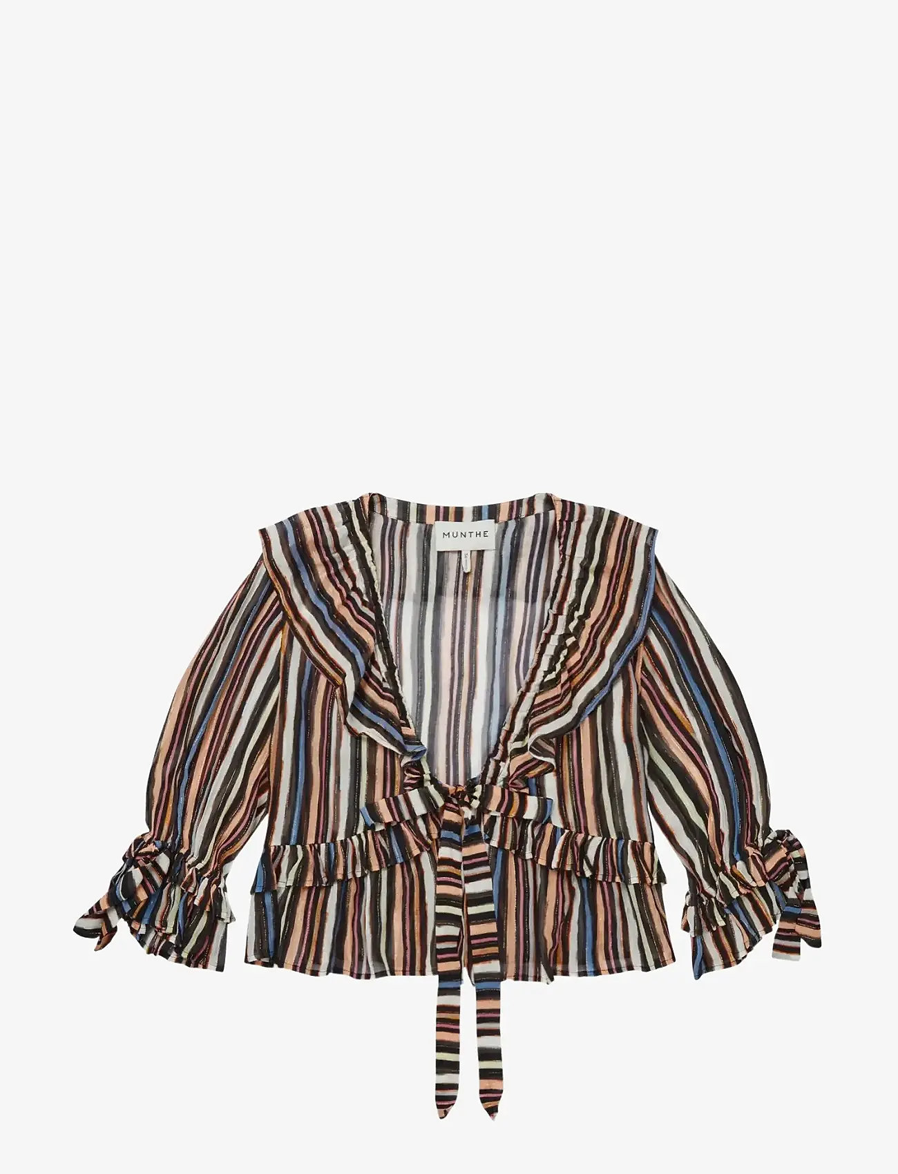 Munthe - RYLEY - pikkade varrukatega pluusid - stripe black - 1