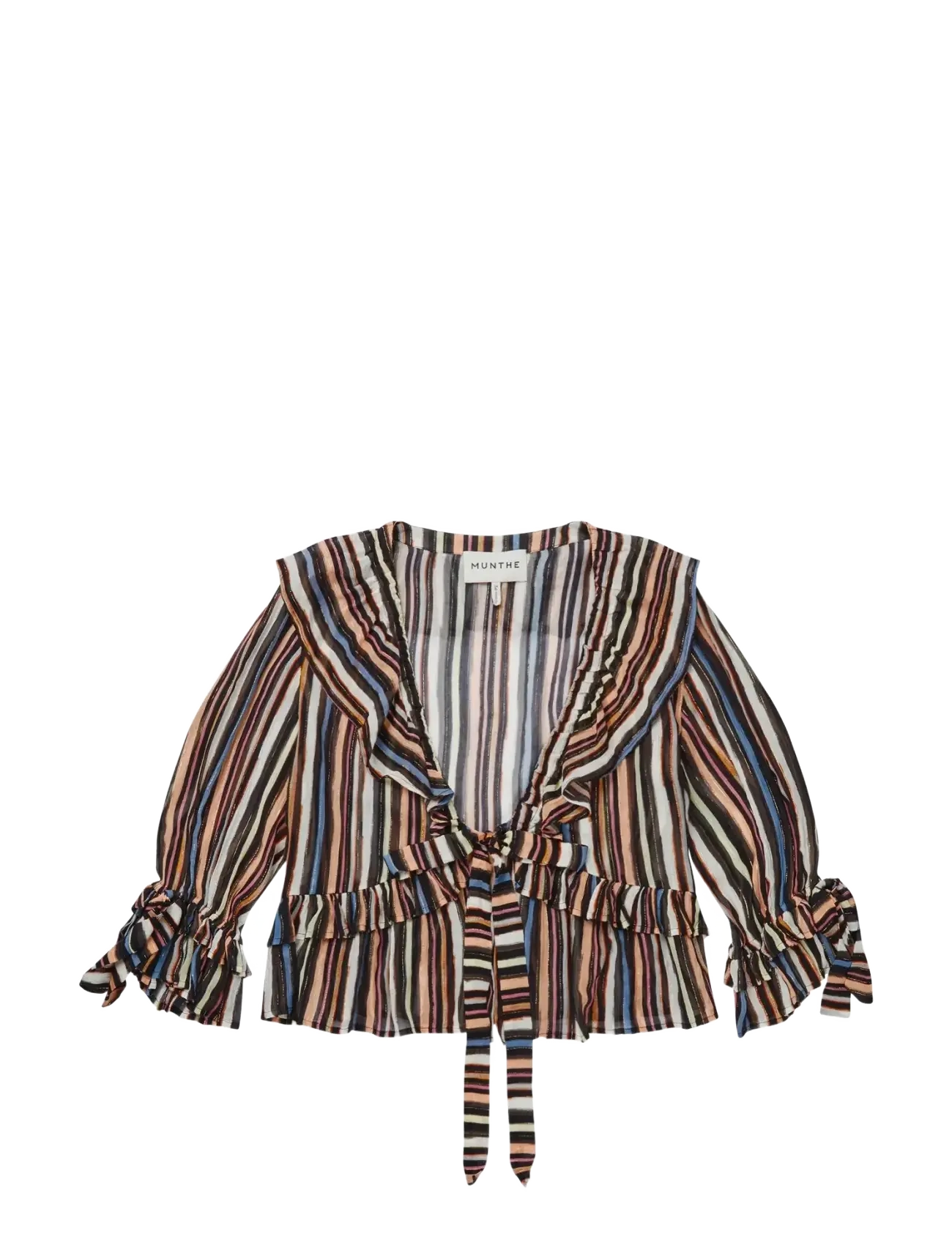 Munthe RYLEY - Bluser - STRIPE BLACK / multi