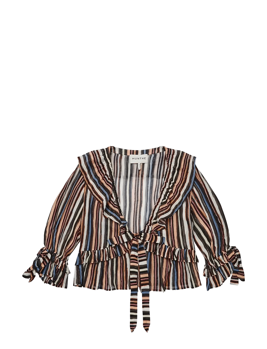 Munthe - RYLEY - langärmelige blusen - stripe black - 1