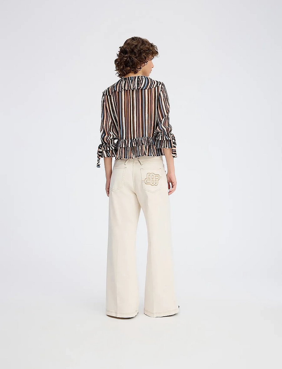 Munthe - RYLEY - langärmelige blusen - stripe black - 2