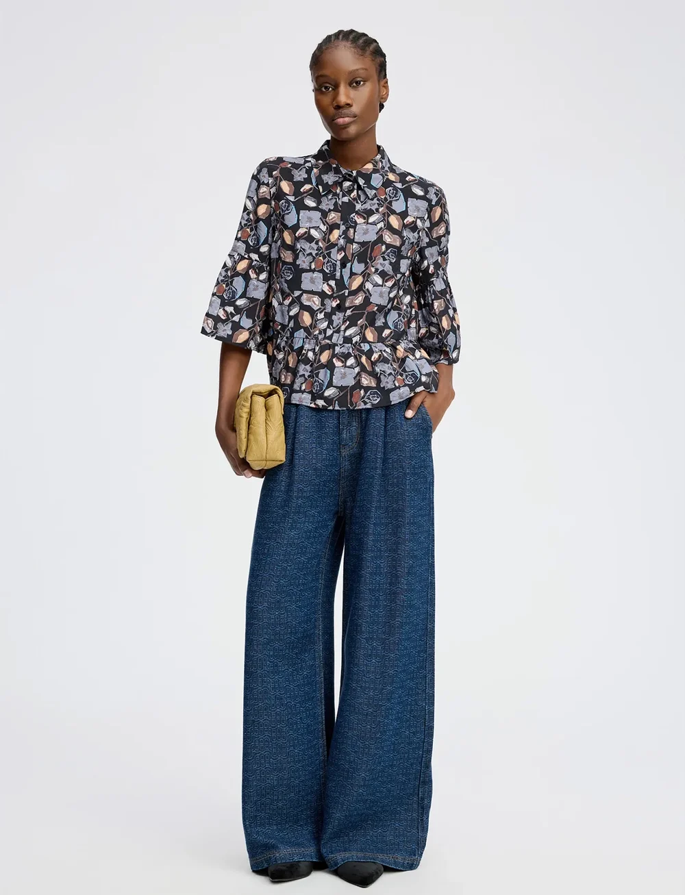 Munthe - ROSEWELL - kortærmede bluser - black - 0