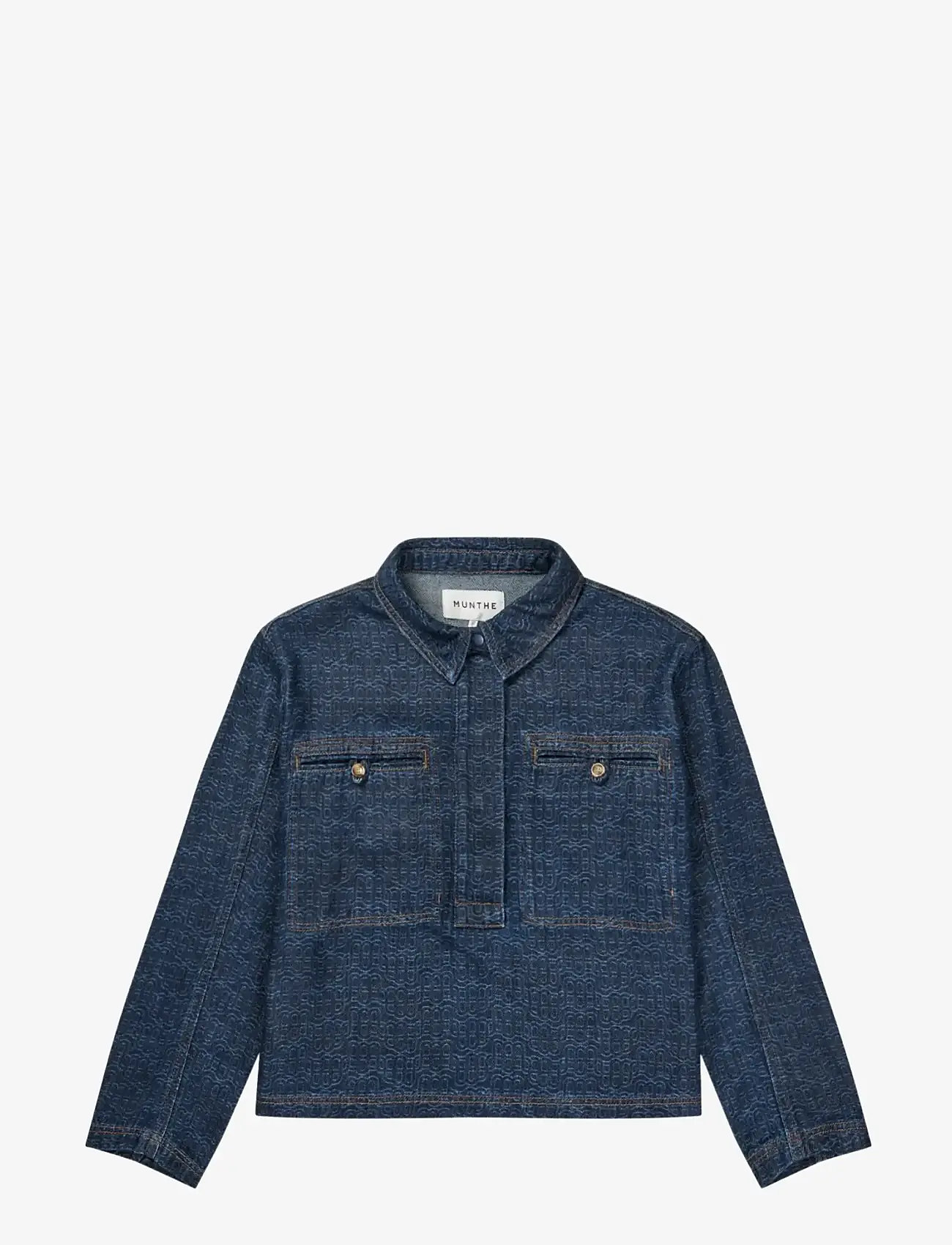 Munthe - RUXA - jeansowe koszule - indigo - 1