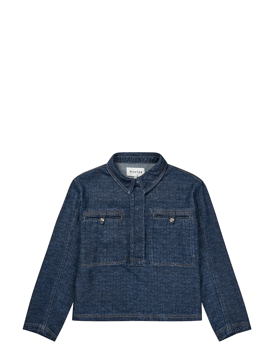 Munthe - RUXA - jeanshemden - indigo - 1
