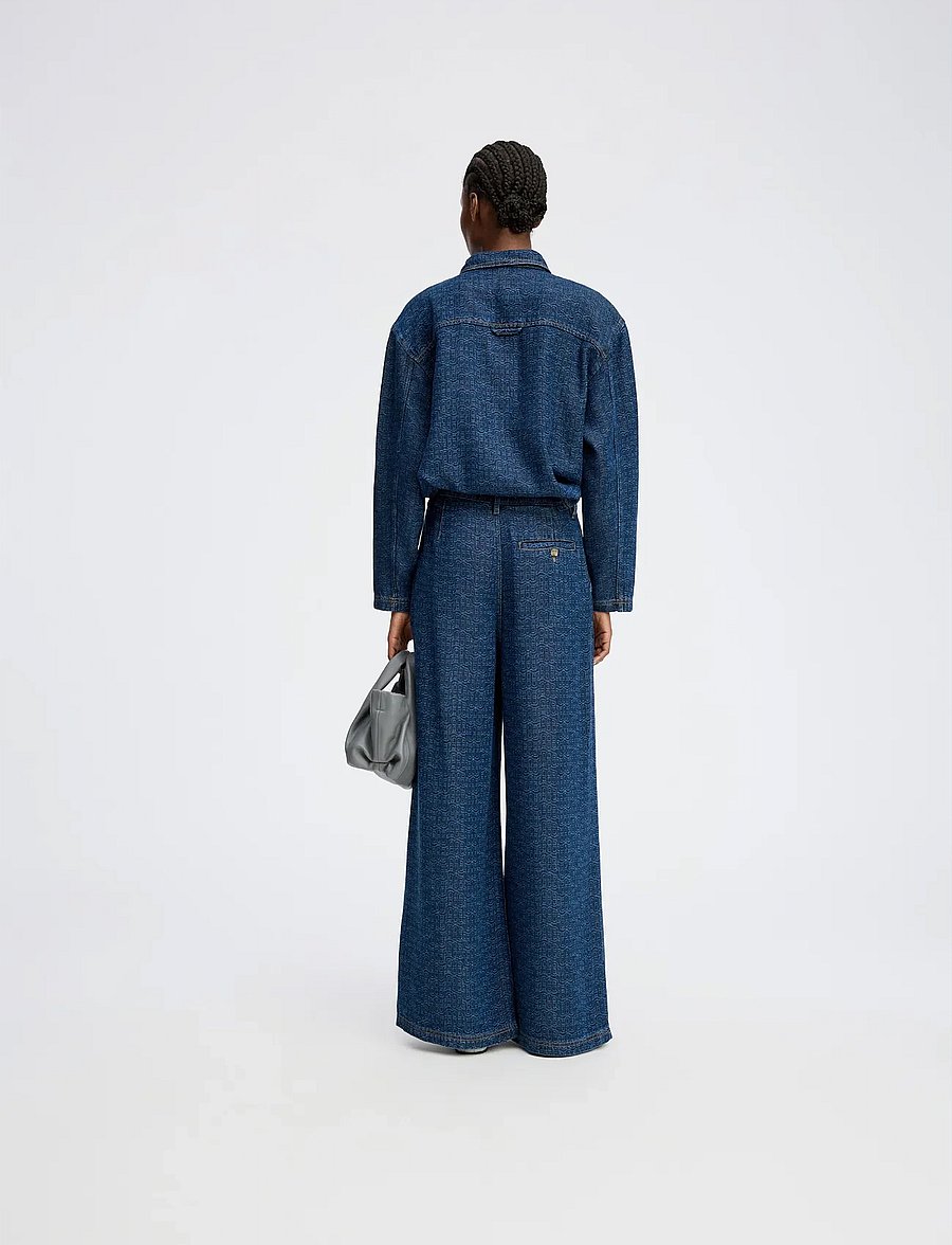 Munthe - RUXA - jeanshemden - indigo - 2