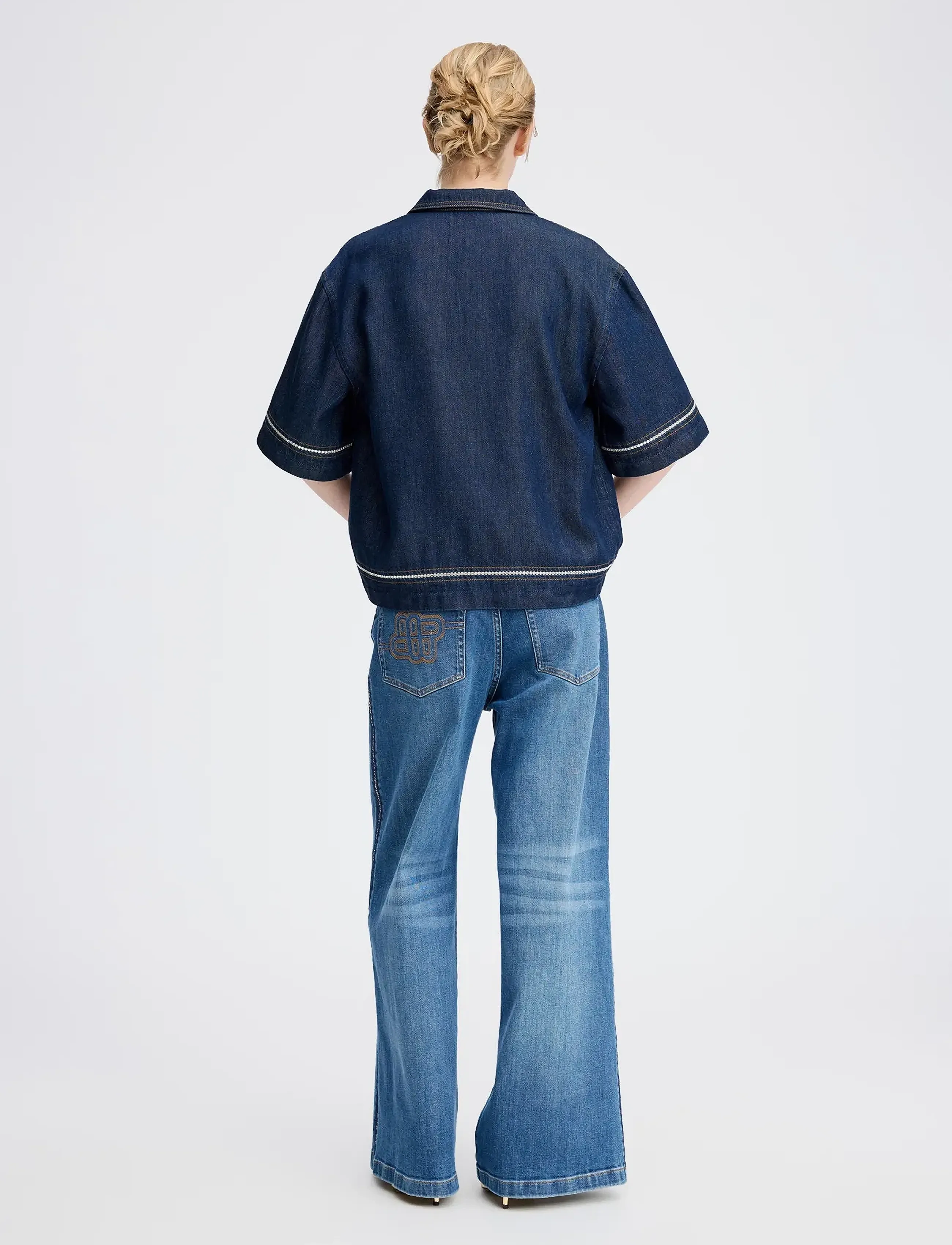 Munthe - RAPPA - teksasärgid - blue - 2