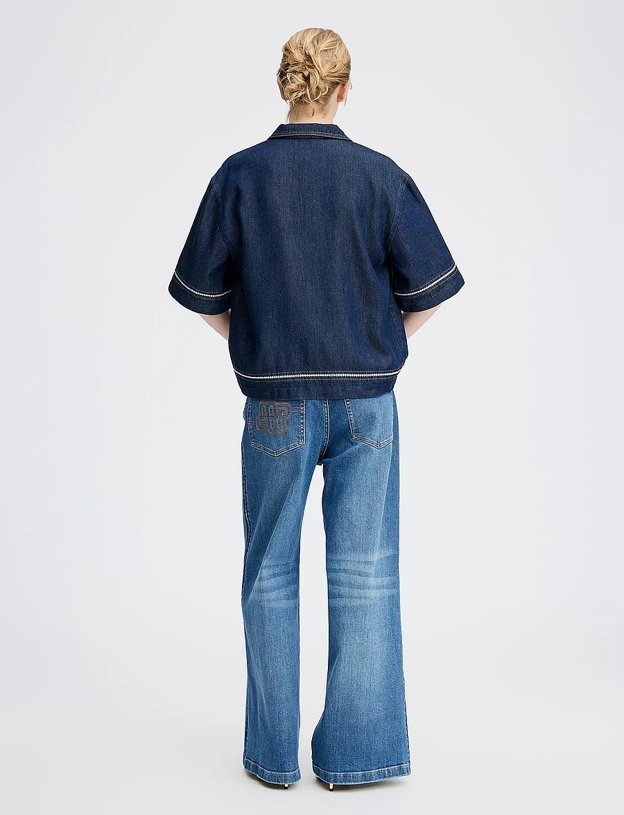 Munthe - RAPPA - jeanshemden - blue - 2
