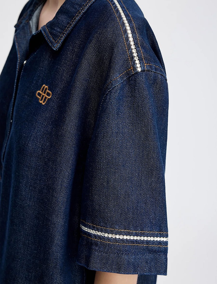 Munthe - RAPPA - jeanshemden - blue - 3