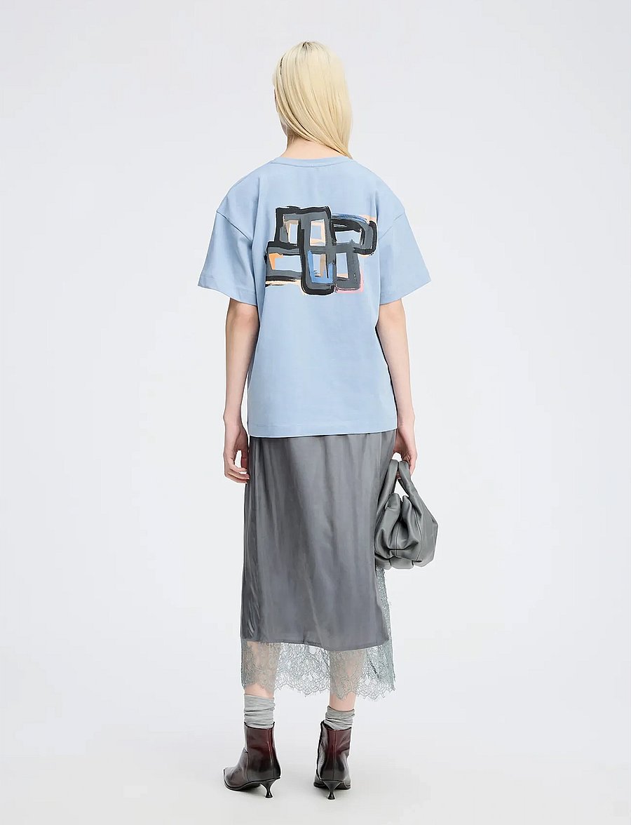 Munthe - RUBIO - t-shirts - blue - 3