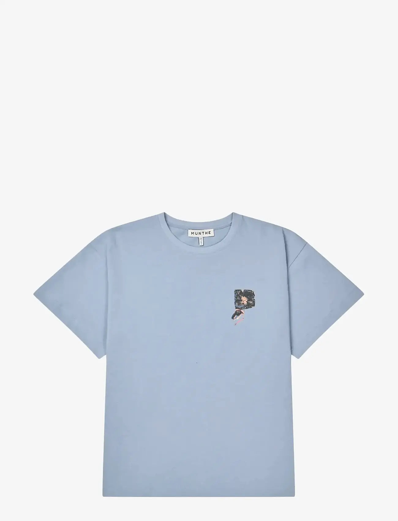 Munthe - RUBIO - t-shirts - blue - 1