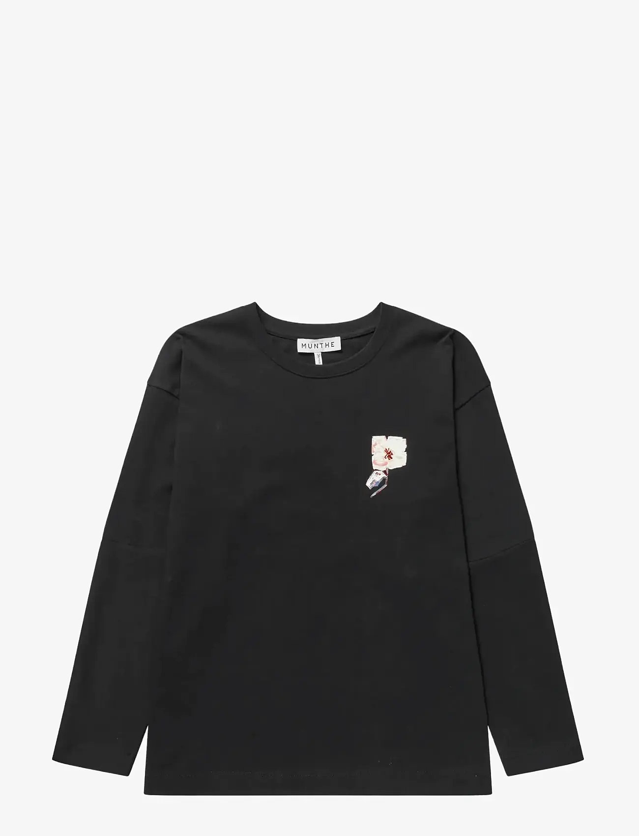 Munthe - ROOMU - long-sleeved tops - black - 1