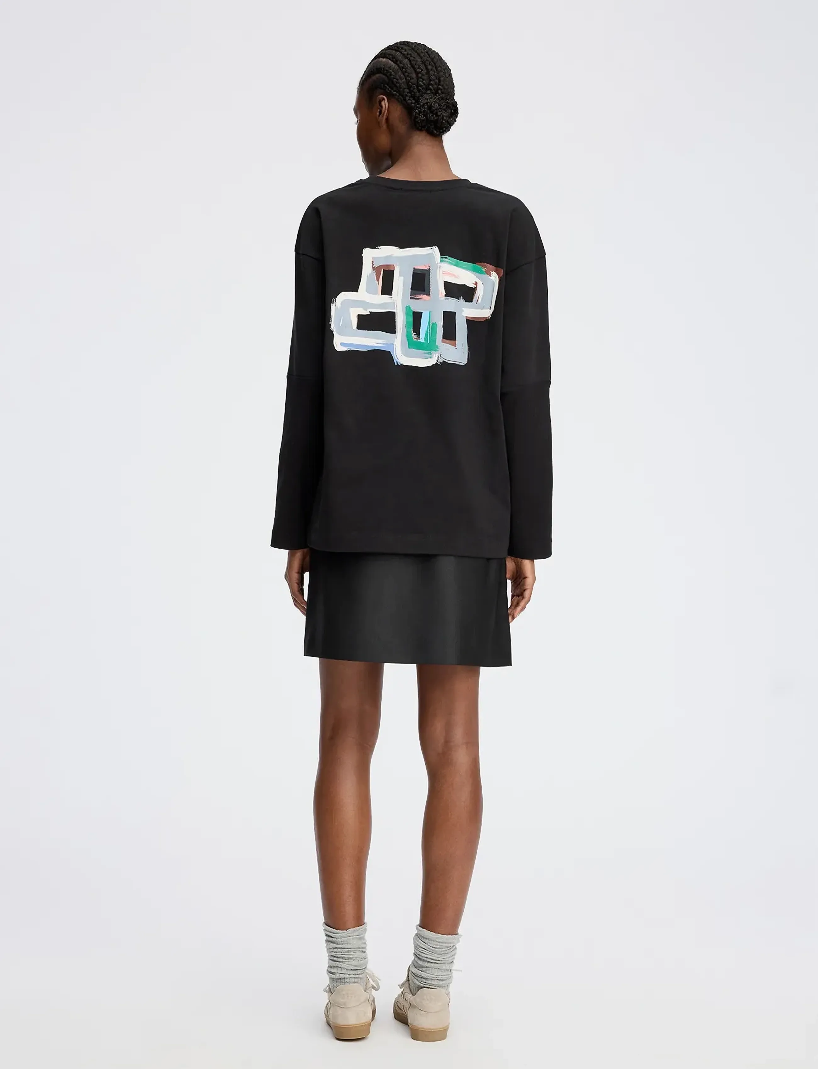 Munthe - ROOMU - langærmede toppe - black - 3