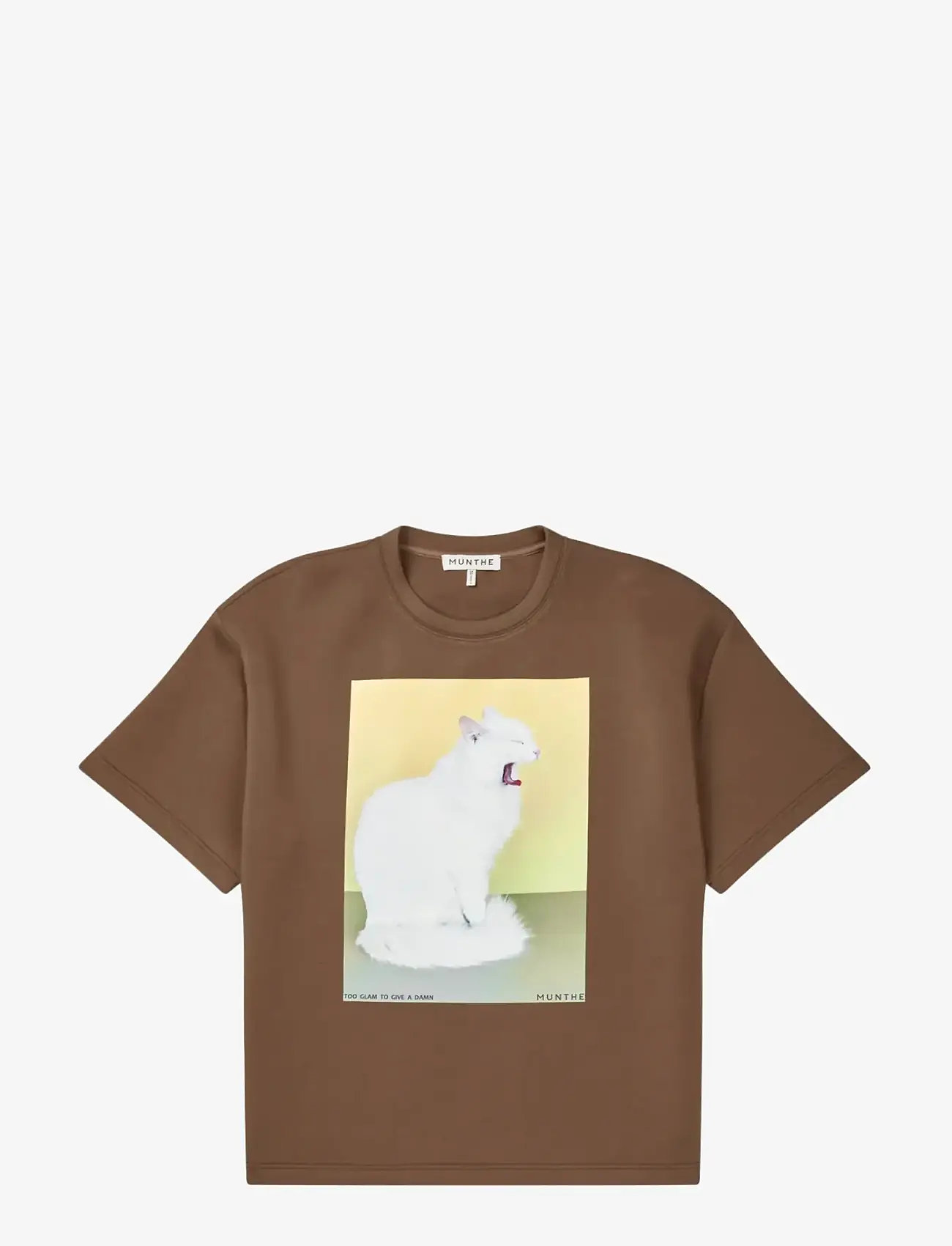 Munthe - RAPLOI - t-shirts & tops - brown - 1