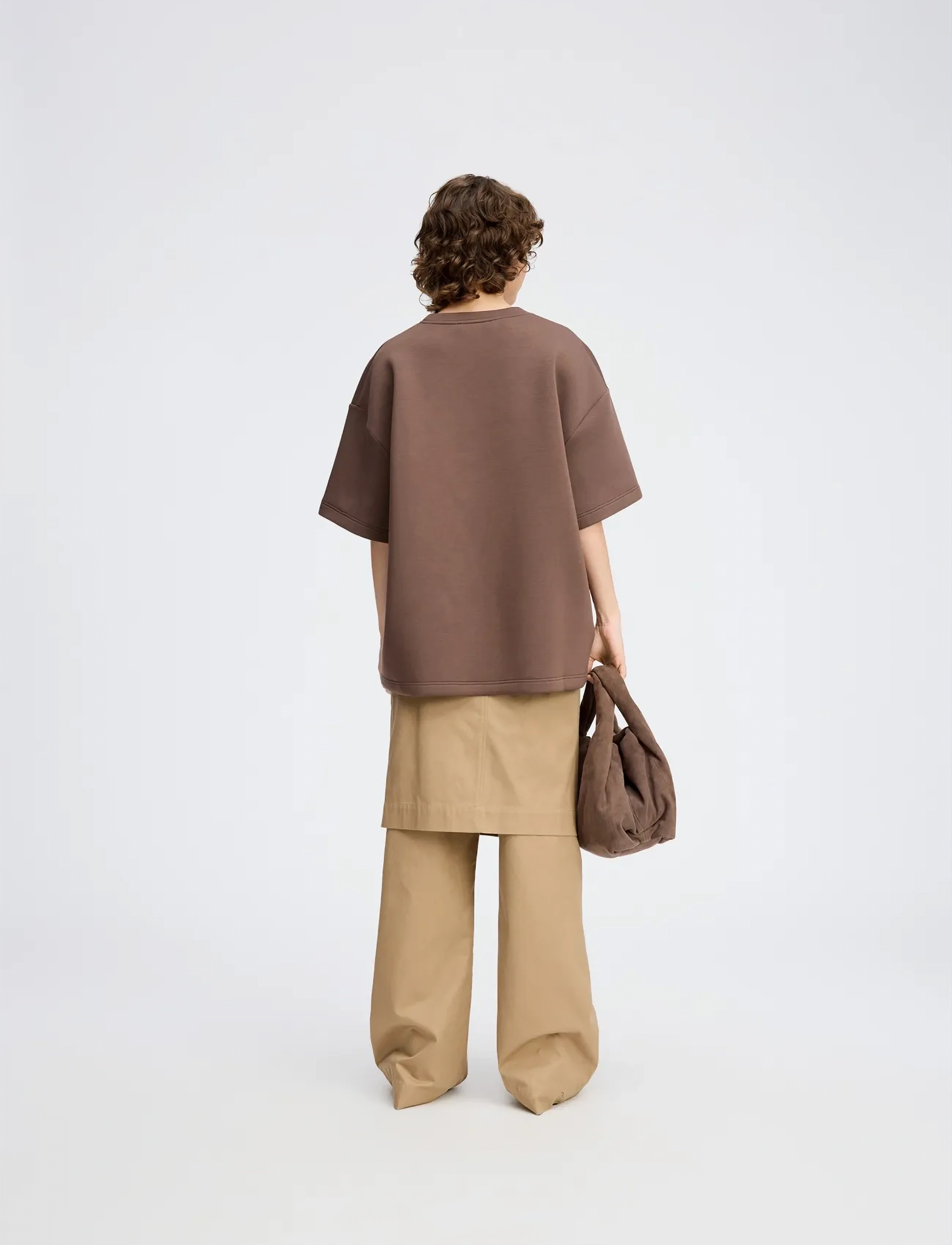 Munthe - RAPLOI - t-shirts - brown - 2