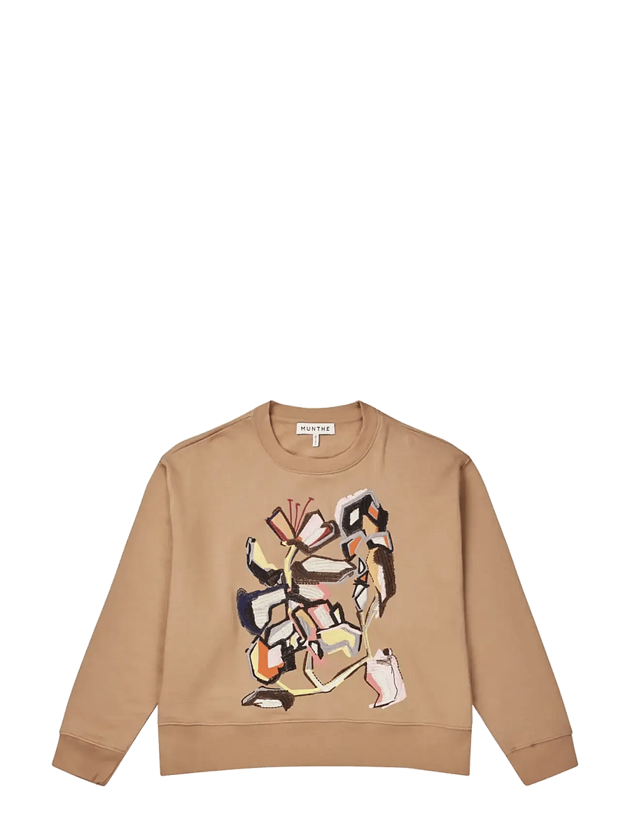 Munthe - RARSNIMA - sweatshirts & hoodies - camel - 1